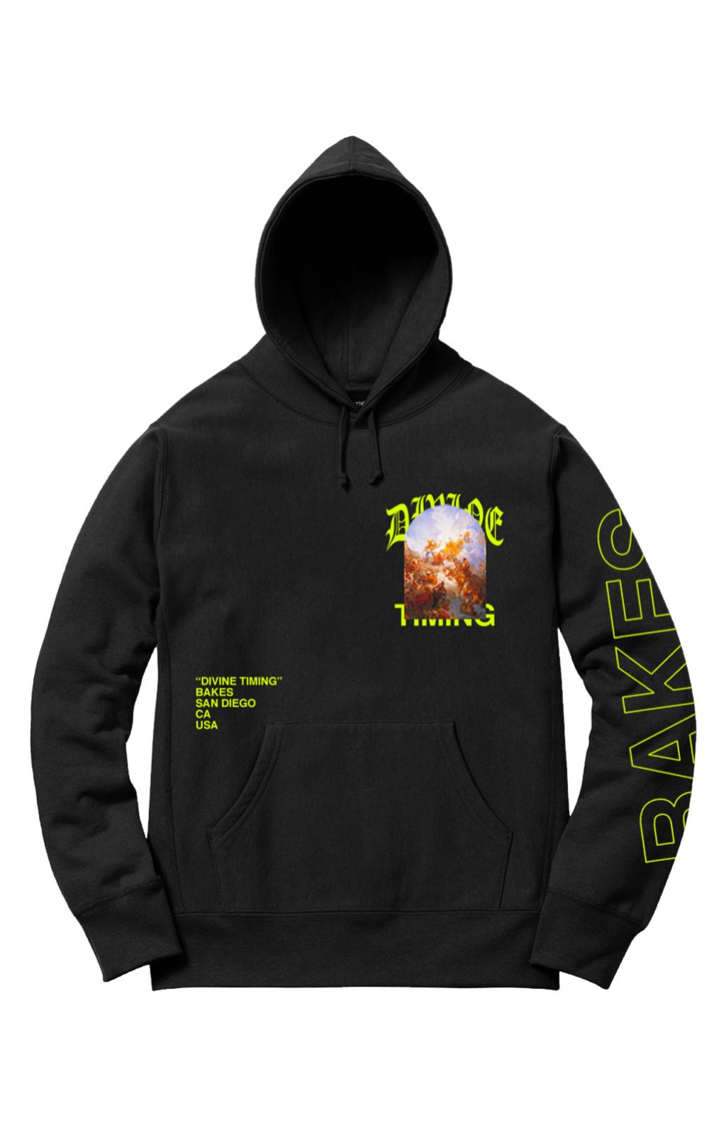 Divine Timing Black Hoodie