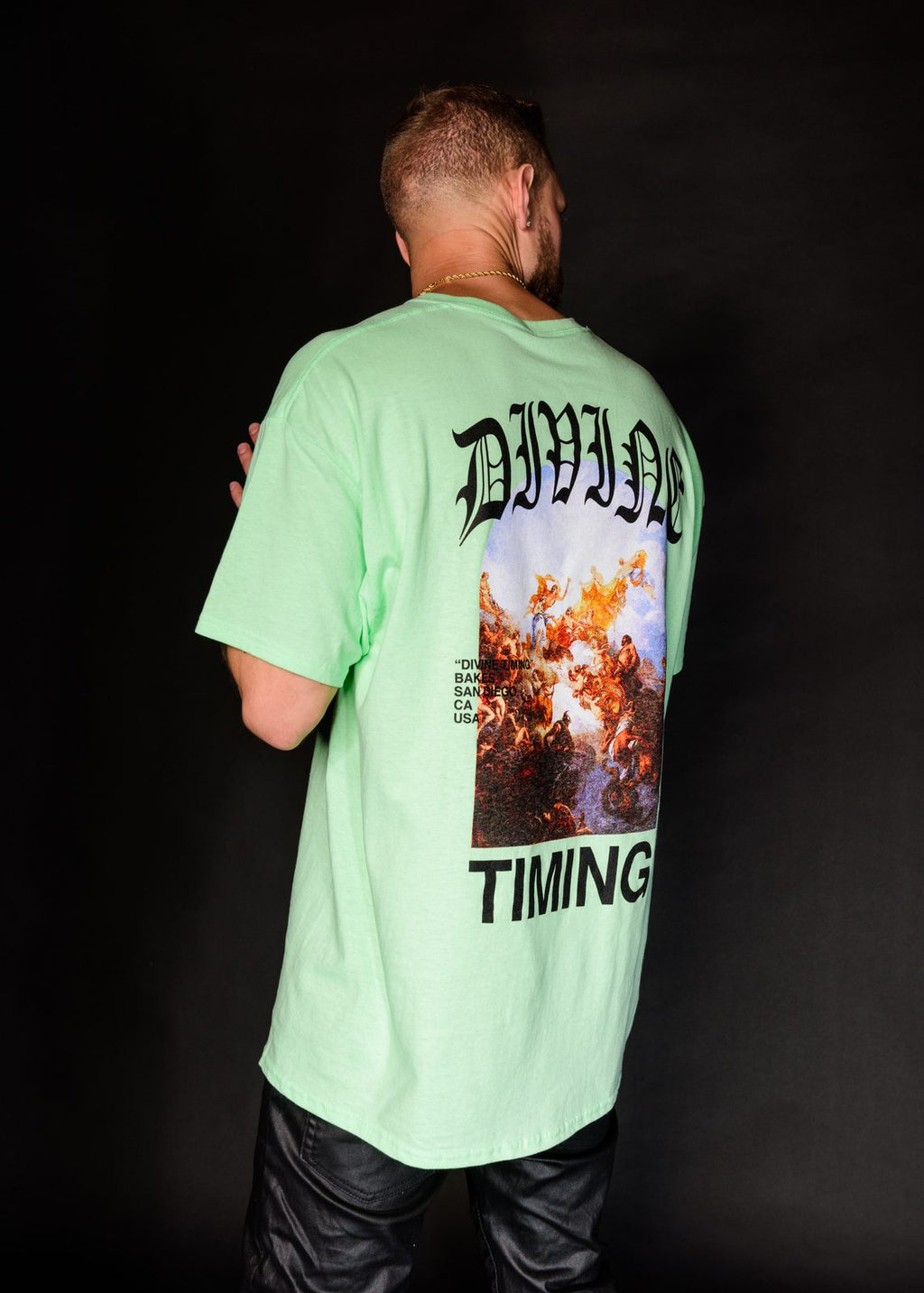 Divine Timing Mint Green Tee by Bakes, photo 2