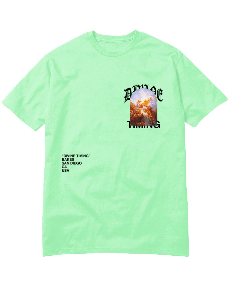 Divine Timing Mint Green Tee by Bakes, photo 3