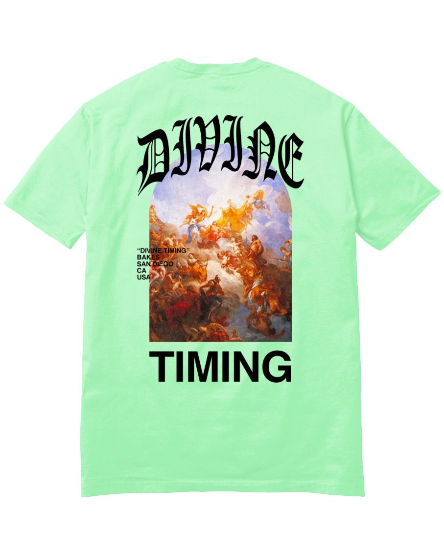 Divine Timing Mint Green Tee by Bakes, photo 4