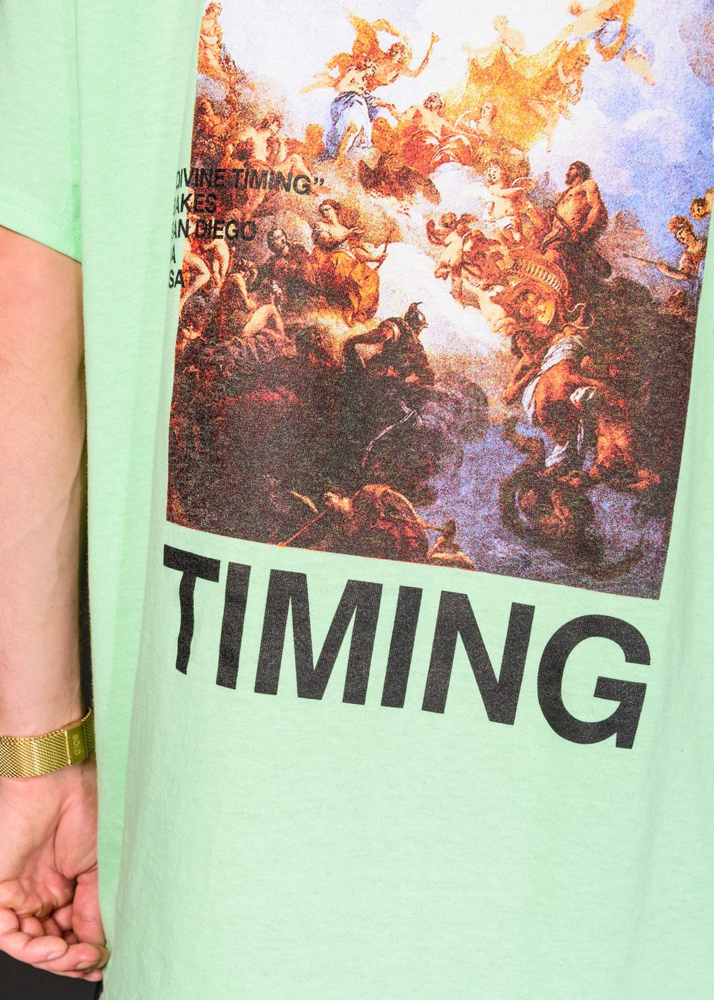 Divine Timing Mint Green Tee by Bakes, photo 5