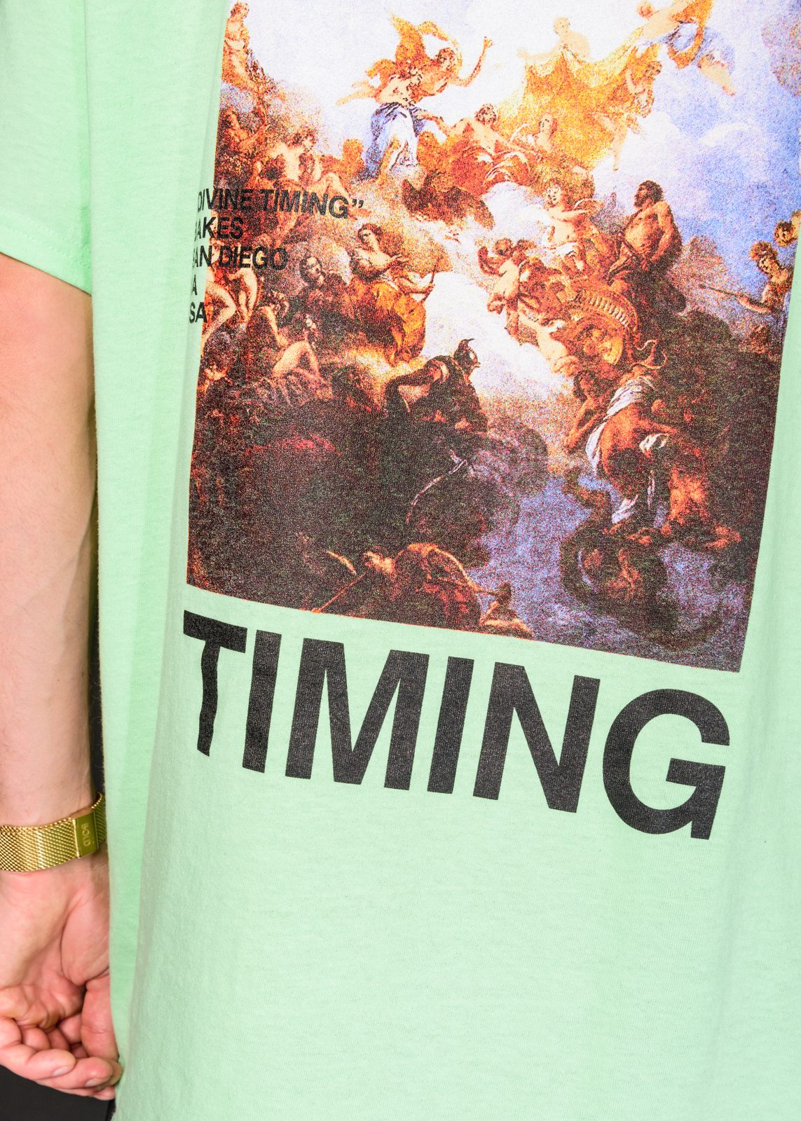 Divine Timing Mint Green Tee by Bakes, photo 5