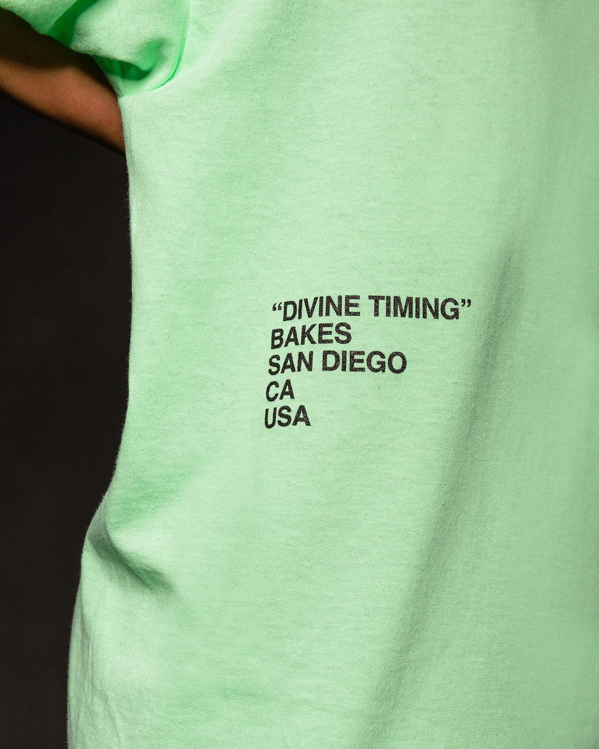 Divine Timing Mint Green Tee by Bakes, photo 6