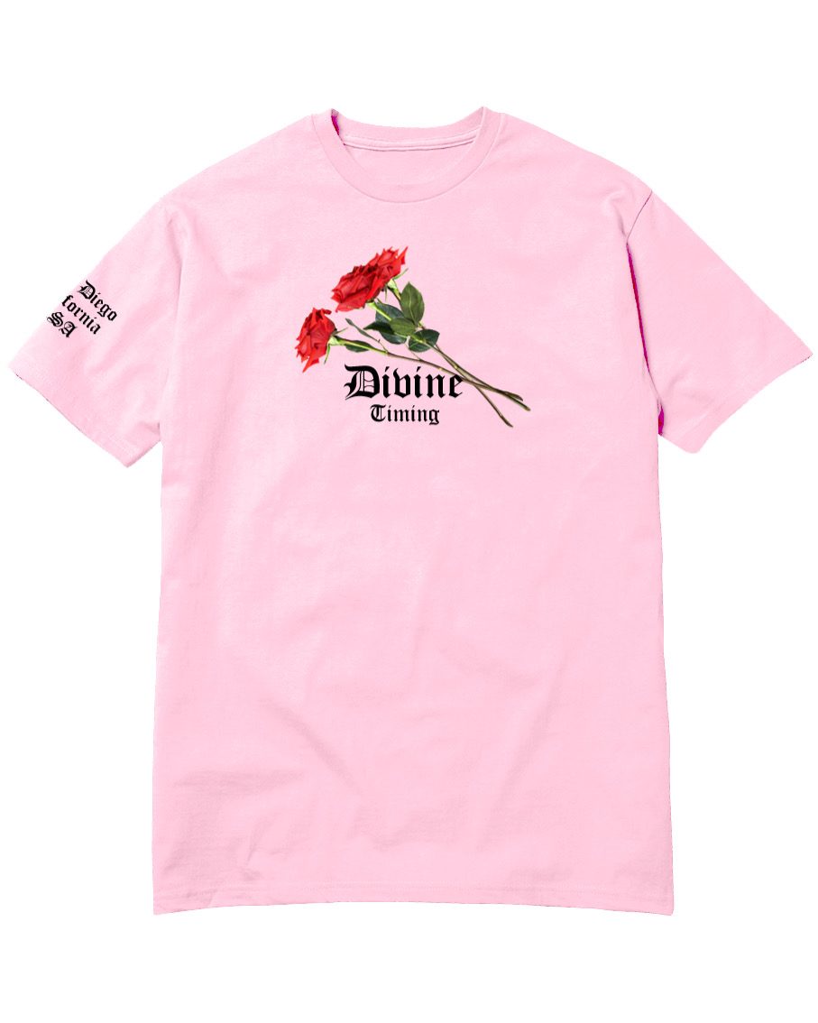 Divine Timing Pink Tee by Bakes, photo 3