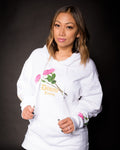 Divine Timing White Hoodie by Bakes, photo 1